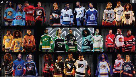 NHL Reverse Retro jerseys for all 32 teams unveiled。